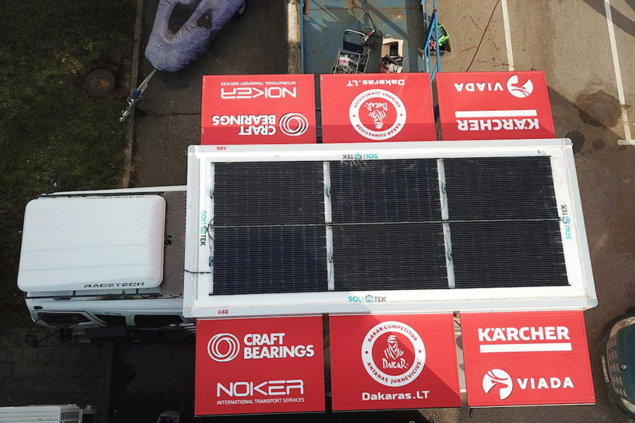 Solární energie od ABB na Rallye Dakar 2019